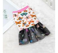 Vestido de diamantes de imitación para mascotas, ropa de gato, con lazos grandes, vestidos de satén para perros y gatos, ropa de chihuahua, vestido de boda rosa de verano para mascotas