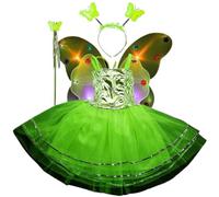 Vestido de Disfraz para niñas con Atuendo Carnaval espectáculos teatrales y Obras jardín Infantes, Encaje, Volantes cómodo, Ideal Vacaciones, colección Elegante/g