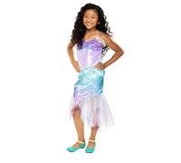 Vestido de dos piezas de La Sirenita Ariel de Disney: atuendo de moda de sirena bajo el mar