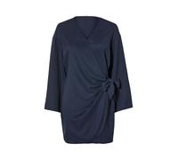 Vestido de efecto cruzado para mujer - Azul#Tallas:S (38/40). Talla