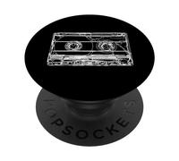Vestido de Fiesta Estilo Cassette de Mixtape Retro de los 90 PopSockets PopGrip Adhesivo