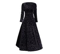 Vestido de fiesta formal con cuello en V para mujer, vestido elegante de manga 3/4, vestido largo de cintura imperio, dama de honor, boda, vestido encantador para mujer, vestido de fiesta de