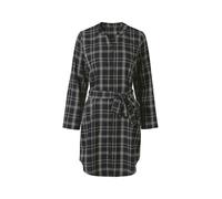 Vestido de franela para mujer - Negro#Tallas:44. Talla