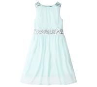 Vestido de gasa con banda de lentejuelas 158