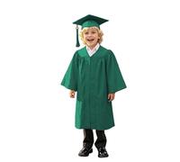 Vestido de graduación conjunto para niños, Toga con borlas Sombrero Disfraces de graduación Toga para niños Guardería Disfraz Decorado Estudiantes elemental Medios Línea Disfraces de espectáculo 5-10