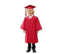 Vestido de graduación, conjunto para niños, Toga y toque sombrero de graduación, conjunto Toga para graduación, para niños, para guardería, disfraz decorado para estudiantes de primaria media, línea