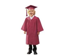 Vestido de graduación para niños unisex con fajín y sombrero completo para ceremonia de guardería y primaria Vestido elegante para niños y niñas de 3 a 12 años para fiesta y foto Recuerdo 2025