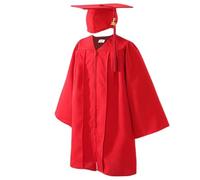Vestido de graduación y gorra, gorra y bata de niños,Bata de graduación cómodo Tassel Juego para niños | Conjuntos de uniformes elegantes, ropa de rendimiento, disfraz de posgrado para la escuela prim