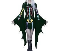 Vestido de Halloween para mujer, gótico, talla grande, vestido gótico medieval, para mujer, con hombros descubiertos, elegante, vestido de ceremonia, mangas acampanadas, maxi vestidos vintage disfraz