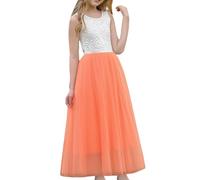 Vestido de invierno para niña, vestidos de niño, niña, carnaval, elegante, vestido de fiesta, encaje, plisado, traje de noche en Tullerobe Fluido, ropa para fotografía Ceremonie