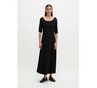 Vestido de jersey acampanado Black XL