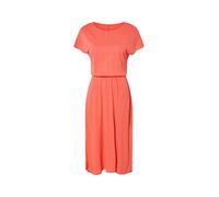 Vestido de lino para mujer - Coral#Tallas:L (46/48). Talla