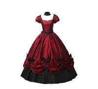Vestido de Manga Acampanada Grande Estilo Corte Retro Estilo Europeo y Encaje de Mediados de Ropa de Rendimiento Traje De Cosplay De Inosuke