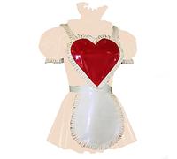 Vestido de manga corta con volantes y cuello alto para mujer, vestido plisado con cremallera trasera y bonito delantal blanco, uniforme de cosplay de sirvienta, albaricoque, XXXL