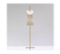 Vestido de maniquí femenino forma de vestir de ropa de torso altura de maniquí ajustable soporte con soporte de metal para visualización de vestimenta de ropa, pantalla de exhibición (color: h,