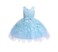 Vestido de maternidad, disfraz de invierno, vestido de tul, sin mangas, para cumpleaños, historias de calendario de Adviento, 10, azul, 100