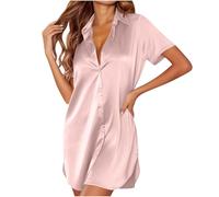 Vestido de mujer de verano de manga corta - Robe Ete Femme Mi Longue Fluide Col V Vestidos Ajuste Ajustado Ligero Vestido De Cintura Curvy Fit Vestido Elegante Estampado Floral Dress Vaporoso Para