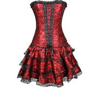 Vestido de Mujer Vestido de Piso Cosplay Medieval Longitud de Mujer Gothic Tutu Dredd Maxi Dress Ralsei Cosplay Deltarune Traje