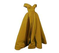 Vestido de noche para mujer, largo, elegante, vestido de baile, vestido de tul, sin mangas, con cuello de pico, vestido de oscilación fluido, largo hasta el suelo, vestido largo, vestido de fiesta con