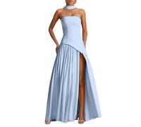Vestido de Noche para Mujer línea A Hombros Descubiertos Moda Slim Fit Vestido de Dama Honor Sin Mangas Vestidos Verano Mujer Largo Fiesta Bodycon Formal Vestidos Invitado Boda Graduación