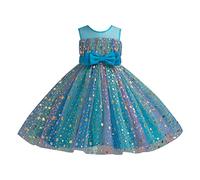 Vestido de noche para niña, vestidos de niño, bebé, niña, fotografía elegante y elegante, vestido de carnaval, boda, encaje, plisado, traje de noche en Tullerobe suave, ropa para vestir fiesta