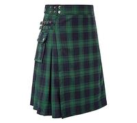 Vestido de novia casual Kilt escocés Tradicional para Hombre - Escocés - Kilt Utilitaire - Kilts Tartan - Kilts de Deporte Utilidad - Falda de Caballero, W verde, XXL