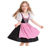 Vestido de Oktoberfest para niñas, vestido vintage para cosplay | Disfraz de Oktoberfest para niños, para uso diario, casual, cosplay, trabajo, club, fiesta, vacaciones, viajes