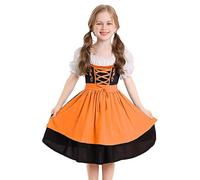 Vestido De Oktoberfest Traje De Sierva Vintage Halloween Con Delantal