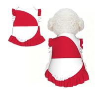Vestido de perro con la bandera de Groenlandia, ropa para perro, camisa para cachorros, ropa de Yorkie linda ropa para mascotas para perros pequeños y gatos, ropa de verano para mascotas