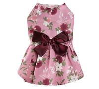 Vestido de perro de verano Tutú para mascotas para perros pequeños y medianos Ropa para cachorros Falda para perros Disfraces Apparel Greyhound Abrigo para perros (rojo, XL)