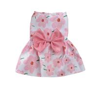 Vestido de perro para mascotas, ropa para perros, falda pequeña y mediana, chihuahua, pomerania, margarita, cachorro, niña, disfraz de boda, decoración de princesa para mascotas (XS, rosa)