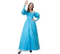 Vestido de princesa Cenicienta, disfraz de cuento de hadas con un hombro para mujer, perfecto para Halloween, baile de graduación y eventos de cosplay