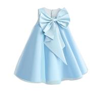 Vestido de princesa para niña, vestido de rendimiento para niñas, vestido de pompous, vestido de alta gama, vestido de piano (4 años, 8 años), azul claro, 5-6 años