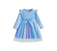 Vestido de princesa para niños, vestidos de bebé, niña, cumpleaños, elegante, vestido de boda, fiesta, encaje plisado, traje de noche de Tullerobe cómodo para princesas Carnaval