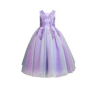 Vestido de princesa para niños y niñas vestidos de novia elegante vestido de vestir princesas encaje plisado traje de noche de tul suave para bailes comunionrobe