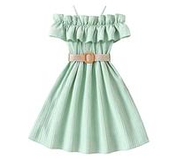 Vestido de Princesa sólido sin Mangas para niñas pequeñas, Vestidos de de Baile, Ropa De Tul Novia Entubada Azul