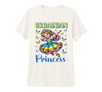Vestido de Princesa ucraniana Dab Girl Flag Heritage para niños Camiseta Premium