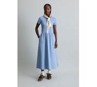 Vestido de punto acampanado Flaxflower Blue M