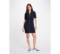 Vestido de punto corto ajustado azul marino mujer L