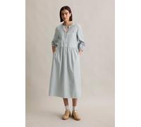 Vestido de rayas regular Light Green L