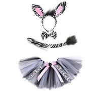 Vestido de terciopelo para niña, carnaval, niños pequeños, recién nacidos, bebés, niñas, cosplay, bowknot polka, tutú, falda con diademas, juego de 2 piezas (gris claro, 5-6 años)