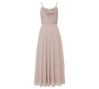 Vestido de tirantes con lentejuelas bordadas 36