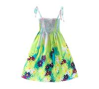 Vestido de Tirantes de Playa sin Mangas con Flores Bohemias Florales para niñas pequeñas, Ropa de Princesa Novia Tul Top Y