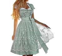 Vestido De Tirolesa Para Mujer Disfraz Fiesta Mujeres Oktoberfest 3 Piezas Fat People, Tradicional Experiencia Vestimenta Tnica Bávara Adulta