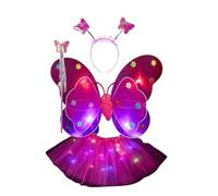 Vestido de | Traje de para niñas con diadema | Conjunto de trajes de diadema y luz LED para niñas y bailan ballet
