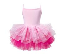 Vestido de tutú infantil para actuación y personalidad - vestido sin mangas con tirantes y brillo para niñas ideal para escenarios y de danza Encanto que No Estorba al Juego