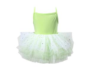 Vestido de tutú infantil para actuación y personalidad - vestido sin mangas con tirantes y brillo para niñas ideal para escenarios y de danza Encanto que No Estorba al Juego