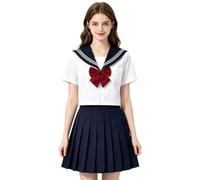 Vestido de uniforme genérico para niña, traje tradicional con pajarera, traje japonés, vestido de teatro Cosplay evento reunión noche juvenil