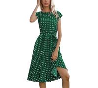 Vestido de verano a cuadros para mujer, vestido de verano, informal, bohemio, largo, a cuadros, espaguetis, vestido de playa, elegante, vestido de fiesta, vintage, vestido de vacaciones, suave, cómodo