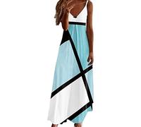 Vestido de verano sin mangas para mujer, vestido de verano, elegante, vestido de boda, deportivo, vestido de graduación, vestido de verano, elegante, vestido de playa, vestido de vacaciones, vestido